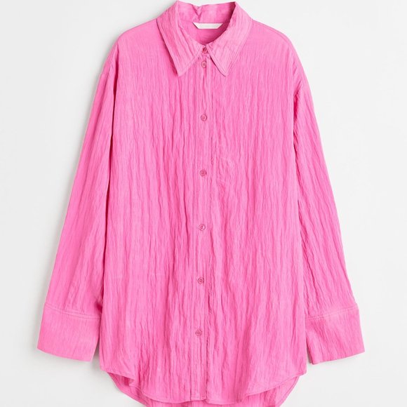 Crinkled Chiffon Shirt - Picture 4 of 9